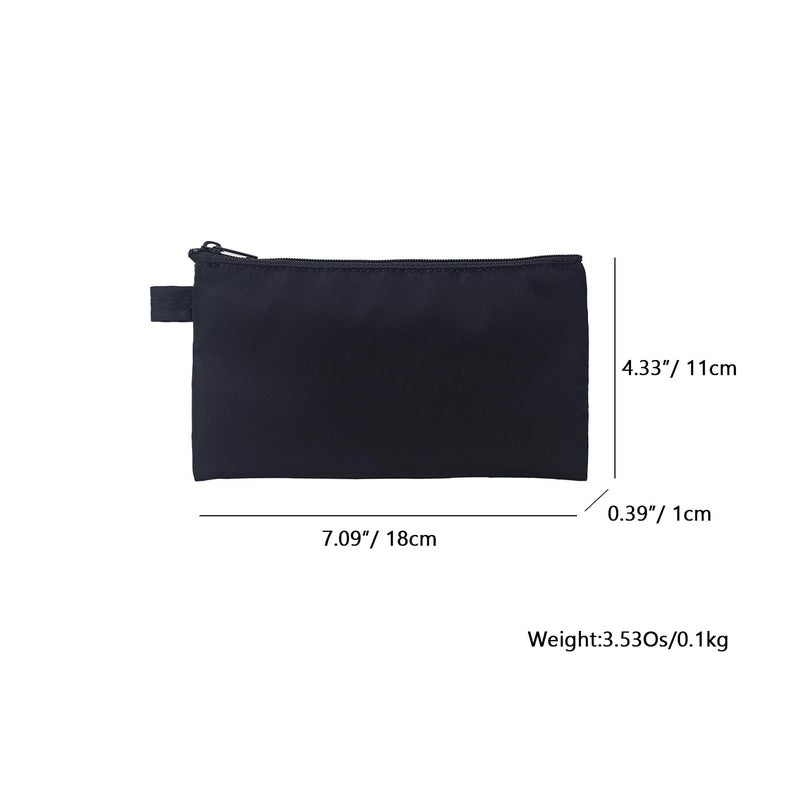 YONBEN Money Bank Deposit Bag with Zipper Lightweight Money Holder Nylon Waterproof Coin Change Bag - Image 2